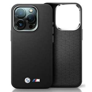 Etui BMW iPhone 16 czarny/black hardcase M Smooth Full Wrapped Metal