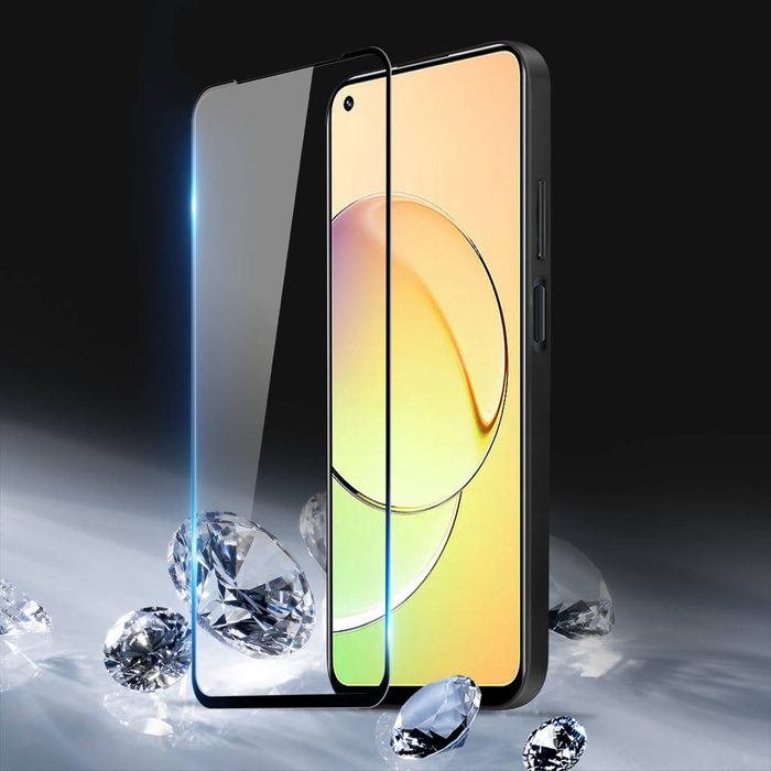 Dux Ducis 9D Tempered Glass szkło hartowane Realme 10 9H z czarną ramką