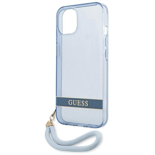 Etui GUESS Apple iPhone 13 Translucent Stap Niebieski Hardcase