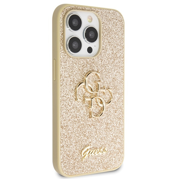 Etui Oryginalne Etui GUESS Hardcase GUHCP14LHG4SGD do iPhone 14 Pro (Fixed Glitter Big 4G / złoty) Case