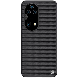 Nillkin Textured Case wytrzymałe wzmocnione etui z żelową ramką i nylonem na tyle Huawei P50 Pro czarny