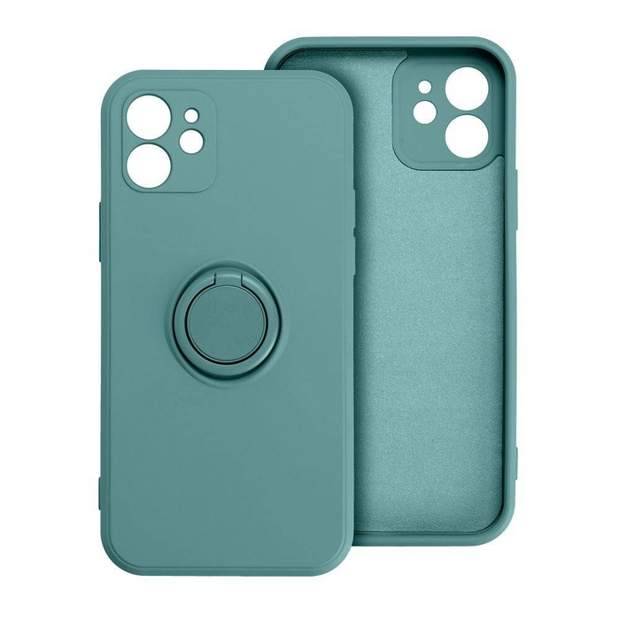 Etui Futerał SILICONE RING do XIAOMI Redmi 12 4G  zielony Case