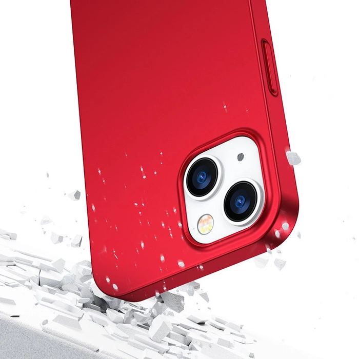 [PO ZWROCIE] Joyroom 360 Full Case etui pokrowiec do iPhone 13 obudowa na tył i przód + szkło hartowane czerwony (JR-BP927 red)