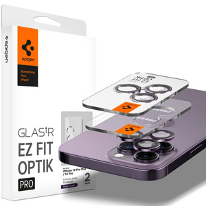 Osłona Aparatu Spigen Optik.tr ”ez Fit” Camera Protector 2-pack iPhone 14 Pro / 14 Pro Max Deep Purple