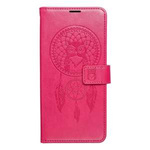 Etui Kabura Mezzo Book Do Xiaomi Redmi Note 12S Łapacz Snów Magenta Case