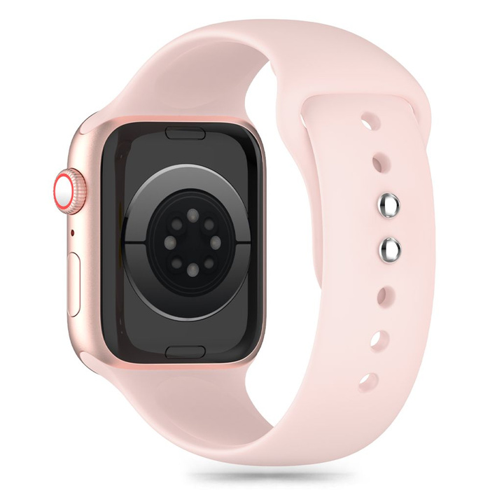 TECH-PROTECT SILICONE APPLE WATCH 4 / 5 / 6 / 7 / 8 / 9 / SE / ULTRA 1 / 2 (42 / 44 / 45 / 49 MM) LIGHT PINK