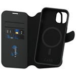 CARE by PanzerGlass Feature Tango 2in1    Wallet iPhone 15 6.1" MagSafe czarny/black 1159