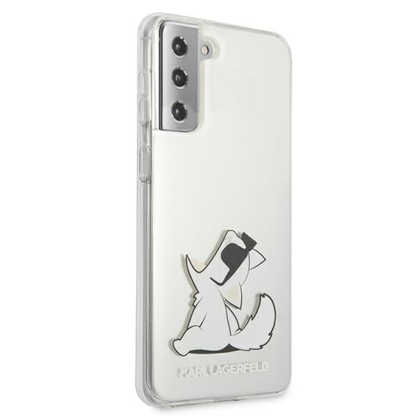 Etui KARL LAGERFELD Samsung Galaxy S21 Plus Choupette Fun Bezbarwny Hardcase