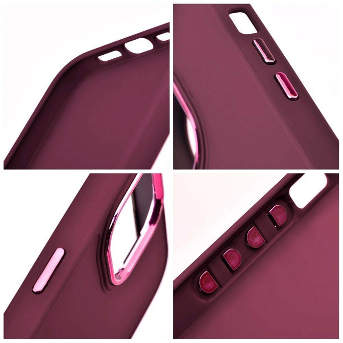 Etui Futerał FRAME do REALME C55 fioletowy Case