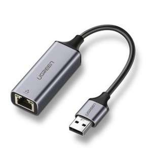 Adapter zewnętrzny Gigabit Ethernet USB 3.0 UGREEN (szary) 50922B MC209