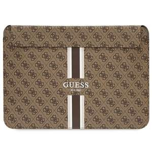 Guess Sleeve GUCS14P4RPSW 14" brązowy/ brown 4G Printed Stripes