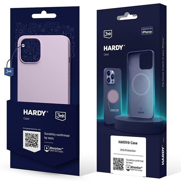 3MK Hardy Case iPhone 14 Plus 6,7" fioletowy/light purple MagSafe