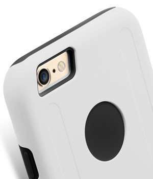 ETUI IPHONE 6 6S MELKCO CZARNO BIAŁE POKROWIEC