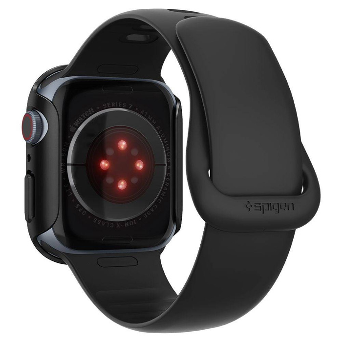 Etui SPIGEN Thin Fit Apple Watch 7 8 9 41mm Czarne