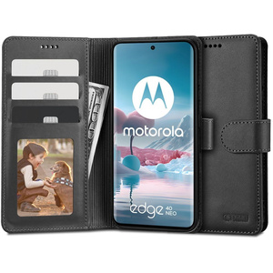 Etui Tech-protect Wallet Motorola Edge 40 Neo Black