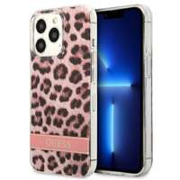 Etui GUESS Apple iPhone 13 13 Pro Leopard Różowy Hardcase