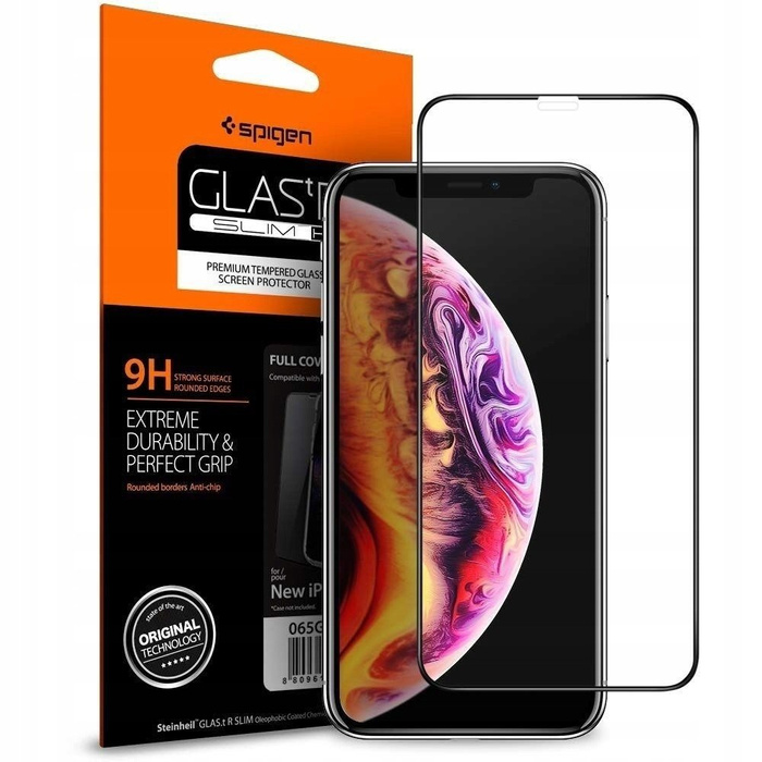 Etui SPIGEN Liquid Crystal Apple iPhone X Xs Clear + Szkło SPIGEN Case