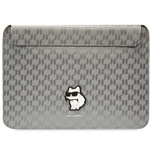 Karl Lagerfeld Sleeve KLCS14SAKHPCG 14" srebrny/silver Saffiano Monogram Choupette