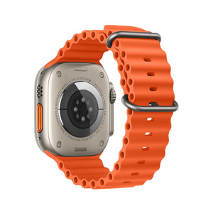 FORCELL F-DESIGN FA12 pasek do APPLE Watch 42 / 44 / 45 / 49 mm pomarańczowy