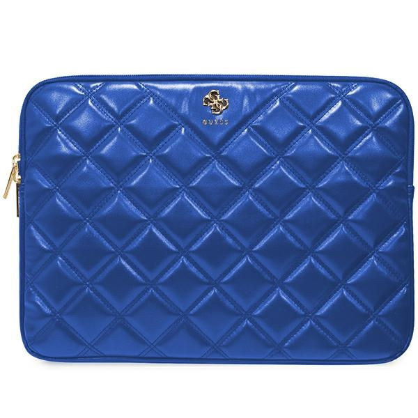 Guess Sleeve GUCS14ZPSQSSGB 14" niebieski/blue Quilted 4G