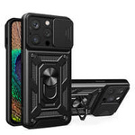 Etui Hybrid Armor Camshield Etui iPhone 14 Pro Max Pancerny Pokrowiec Z Osłoną Na Aparat Czarne Case