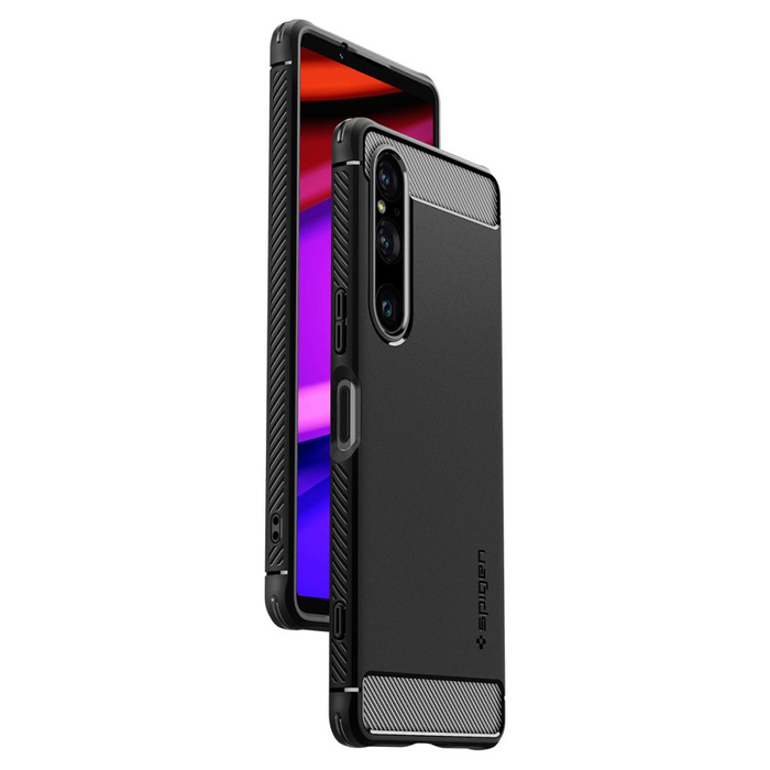 Etui Spigen Rugged Armor Sony Xperia 1 V Matte Black Case