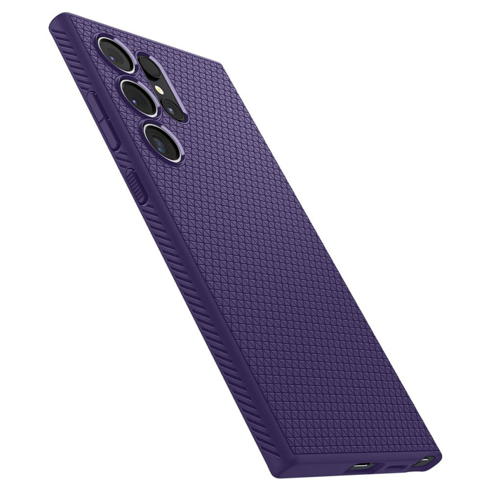 Etui Spigen Liquid Air Samsung Galaxy S24 Ultra Deep Purple Case