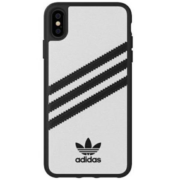 Etui Adidas OR Moulded Case PU iPhone Xs Max biały/white 32809