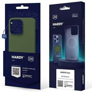 Etui 3MK Hardy Case iPhone 15 6.1" zielony/alpine green MagSafe Case