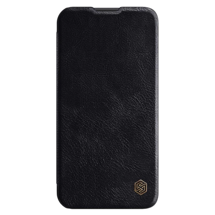 Nillkin Qin Pro Leather Case Samsung A54 5G, BLACK / CZARNY