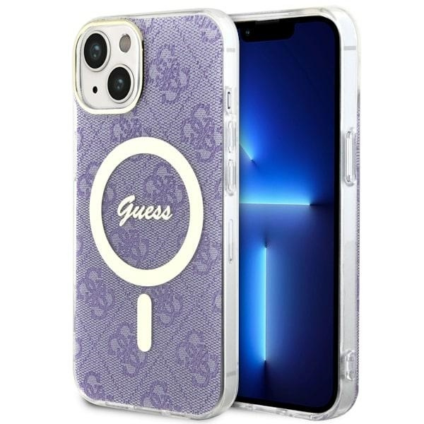 Etui Guess GUHMP14MH4STU iPhone 14 Plus 6.7" purpurowy/purple hardcase 4G MagSafe Case