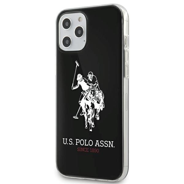 Etui US POLO Apple iPhone 12 Pro Max 6,7 Shiny Big Logo USHCP12LTPUHRBK Czarny Case