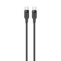 USAMS Kabel USB-C na USB-C PD Fast Charging 1,2m 100W Lithe Series czarny/black SJ567USB01(US-SJ567)