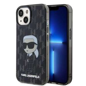 Etui Karl Lagerfeld KLHCP15SHNKMKLK iPhone 15 6.1" transparent hardcase Monogram Ikonik Case