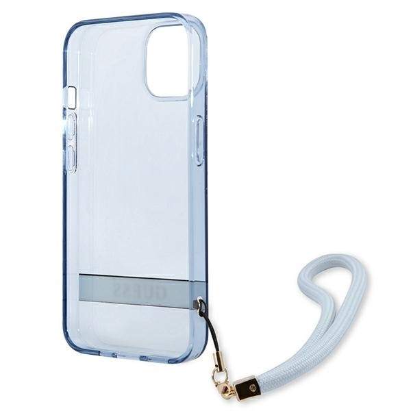 Etui GUESS Apple iPhone 13 Translucent Stap Niebieski Hardcase