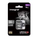 Integral karta pamięci 32GB microSDHC Ultima Pro kl. 10 UHS-I 90 MB/s + adapter