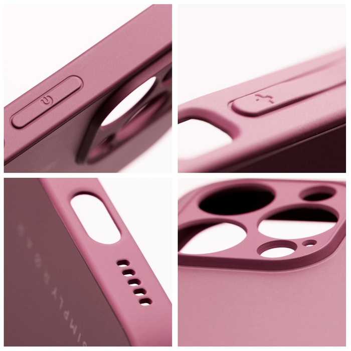 ROAR futerał MATTE GLASS do IPHONE XR bordowy