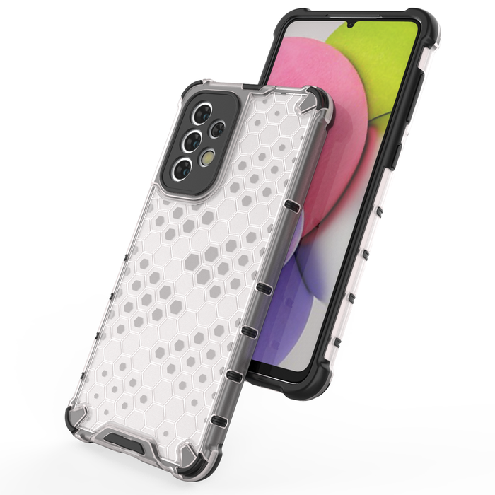 Etui Honeycomb etui pancerny pokrowiec z żelową ramką Samsung Galaxy A33 5G czarny