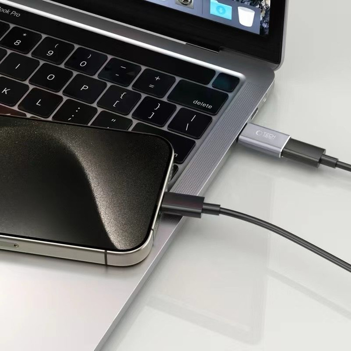 Tech-protect Ultraboost Adapter USB-C To Lightning Grey