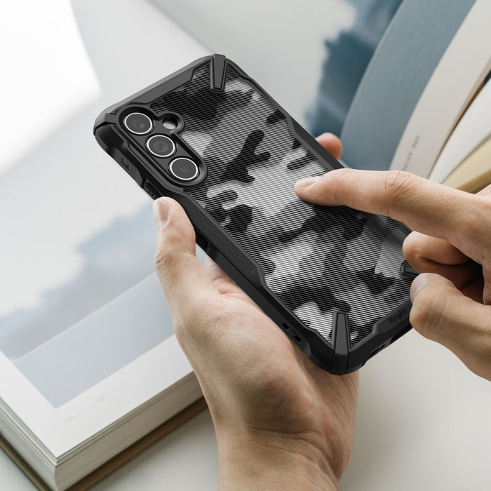 RINGKE FUSION X GALAXY A54 5G CAMO BLACK