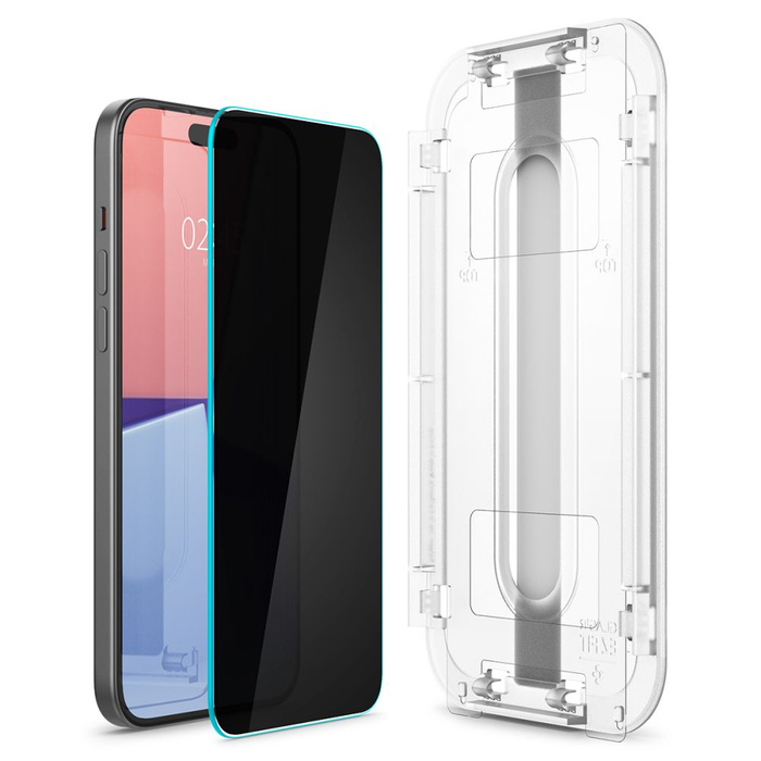 Szkło Hartowane Spigen Glas.tr ”ez Fit” 2-pack iPhone 15 Pro Max Privacy