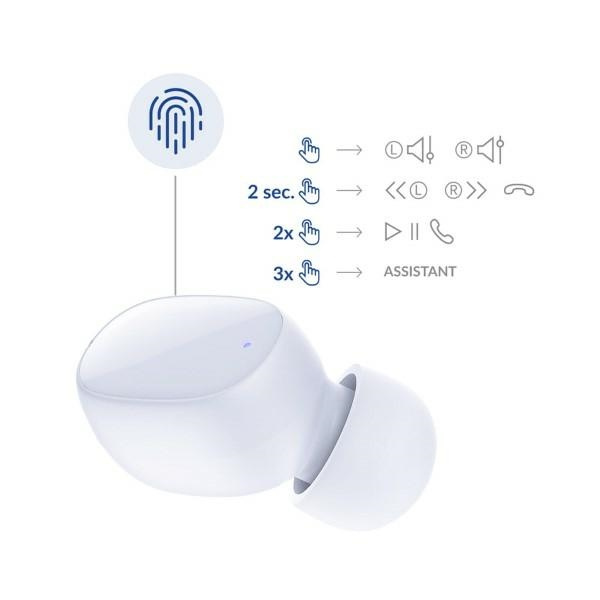 3MK FlowBuds słuchawki bezprzewodowe bluetooth biały