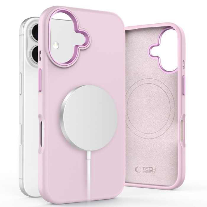 TECH-PROTECT SILICONE PURE MAGSAFE IPHONE 16 PINK PEARL