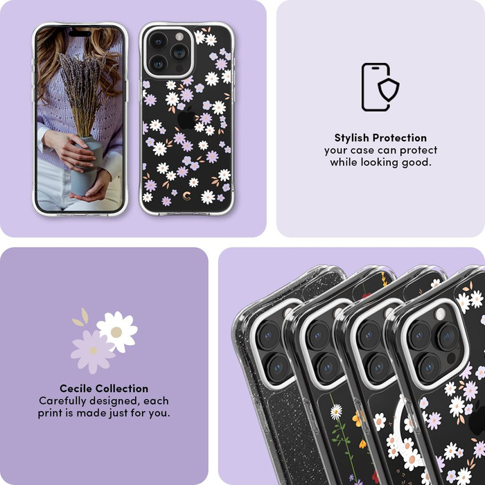 Etui Spigen Cyrill Cecile iPhone 15 Pro Dream Daisy Case