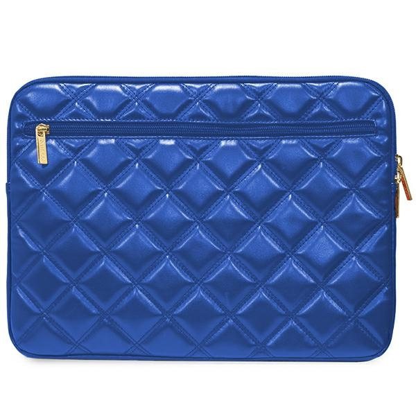 Guess Sleeve GUCS14ZPSQSSGB 14" niebieski/blue Quilted 4G