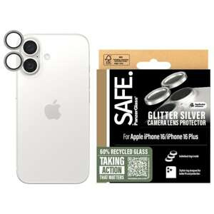 SAFE by PanzerGlass iPhone 16 6.1" / 16 Plus 6.7" Lens Protector srebrny/glitter silver SAFE95892