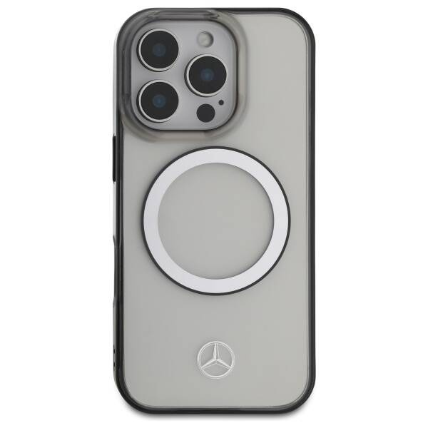 Etui Mercedes iPhone 16 Pro Max 6.9" transparent hardcase Printed logo MagSafe