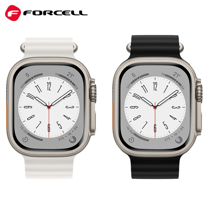 FORCELL F-DESIGN FA12 pasek do APPLE Watch 38 / 40 / 41 mm biały