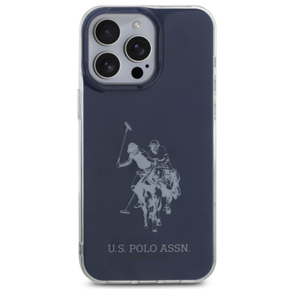 US Polo USHCP15XTPUHRBV iPhone 15 Pro     Max 6,7" niebieski/blue Shiny Big Logo