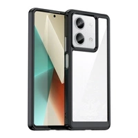 Etui Outer Space Case z żelową ramką do Xiaomi Redmi Note 13 5G - czarne